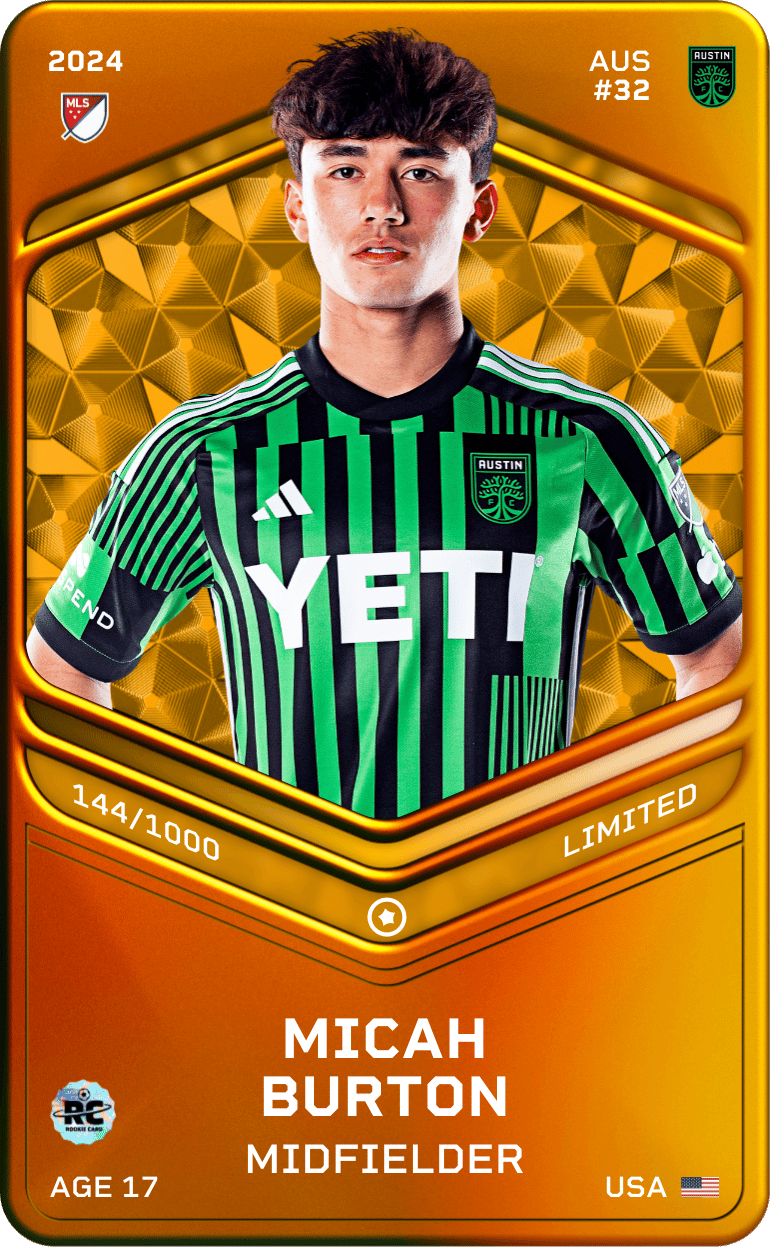 Micah Burton 2024-25 • Limited 144/1000