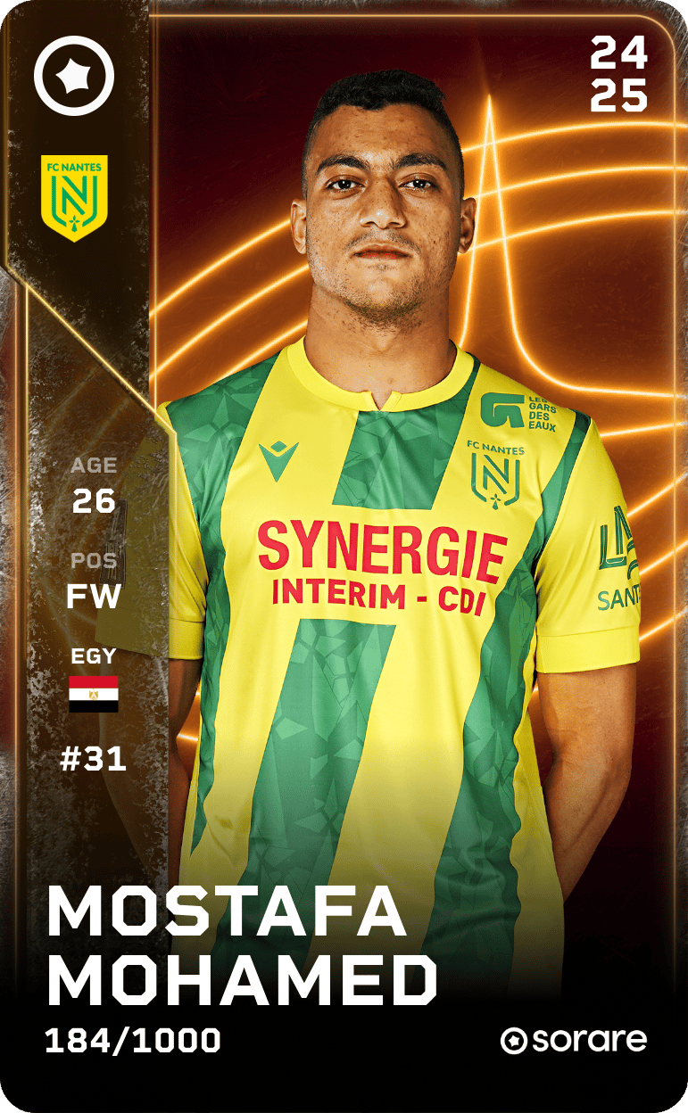 Mostafa Mohamed 2024-25 • Limited 184/1000
