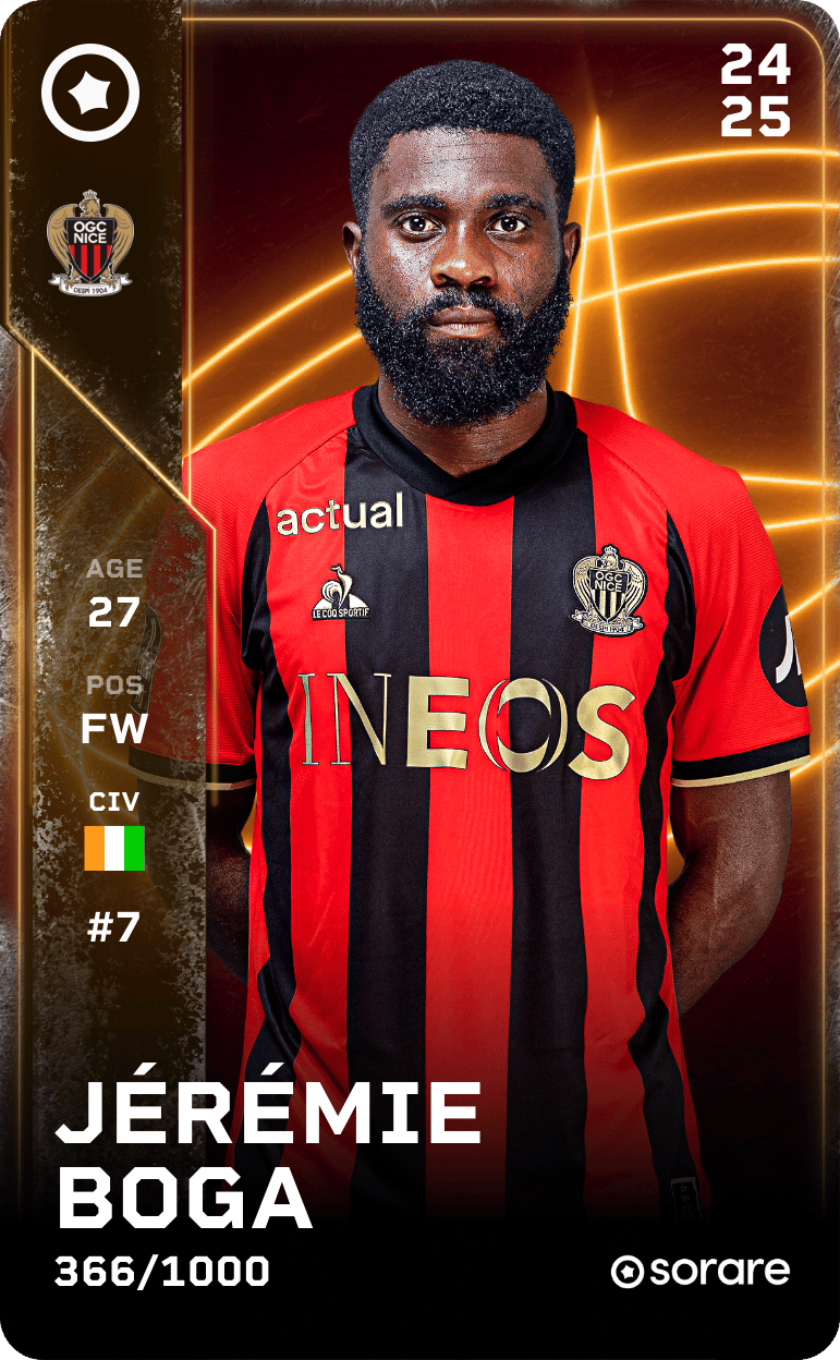 Jérémie Boga 2024-25 • Limited 366/1000