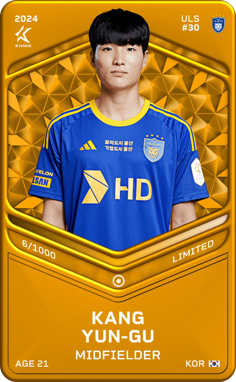 Kang Yun-Gu 2024-25 • Limited 6/1000