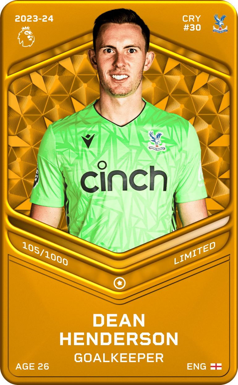 Dean Henderson 2023-24 • Limited 105/1000