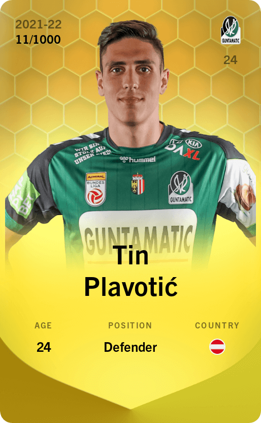 Tin Plavotić 2021-22 • Limited 11/1000