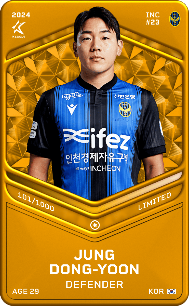 Jung Dong-Yoon 2024-25 • Limited 101/1000