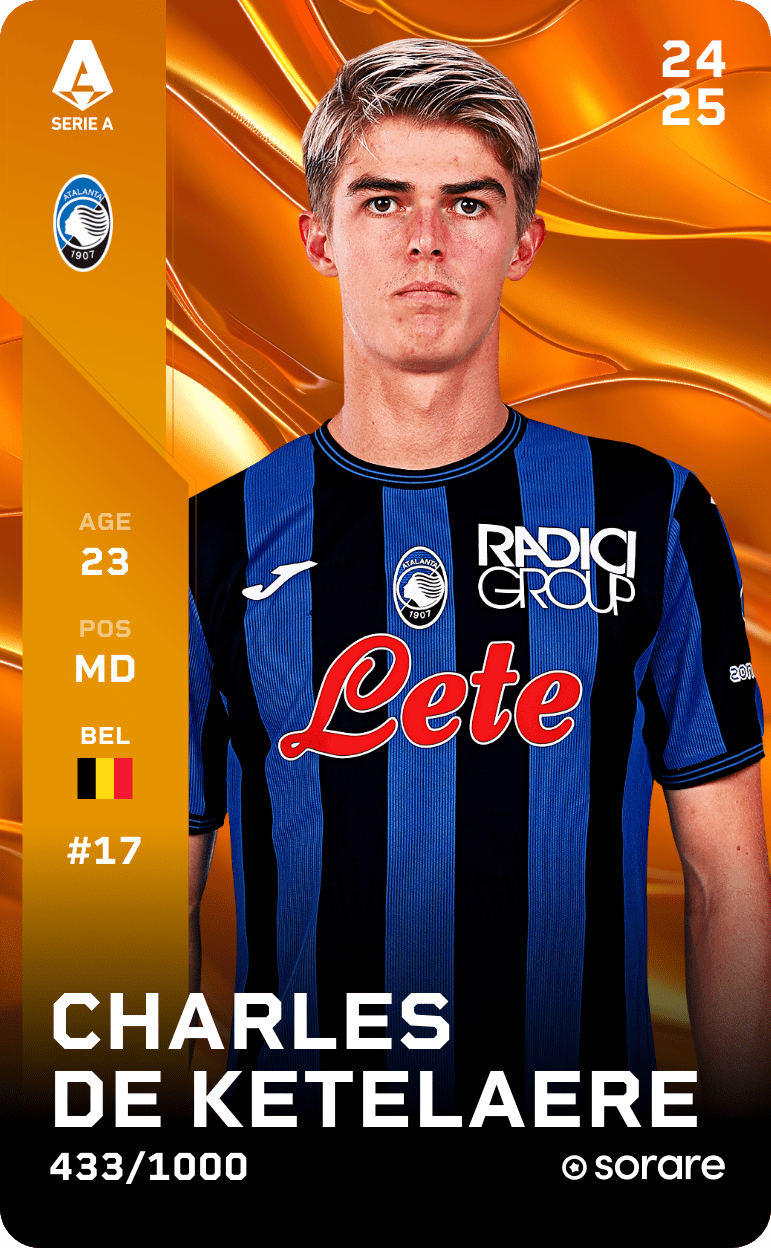 Charles De Ketelaere 2024-25 • Limited 433/1000
