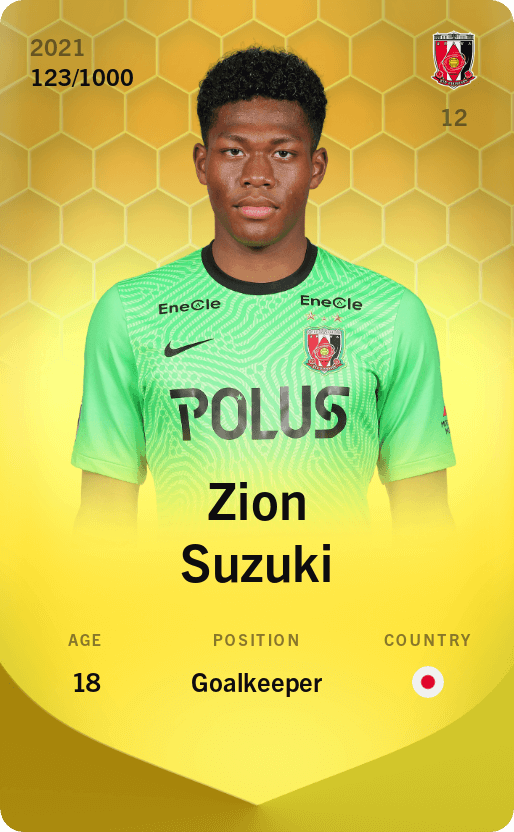 Zion Suzuki 2021-22 • Limited 123/1000