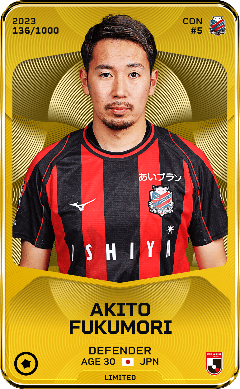 Akito Fukumori 2023-24 • Limited 136/1000