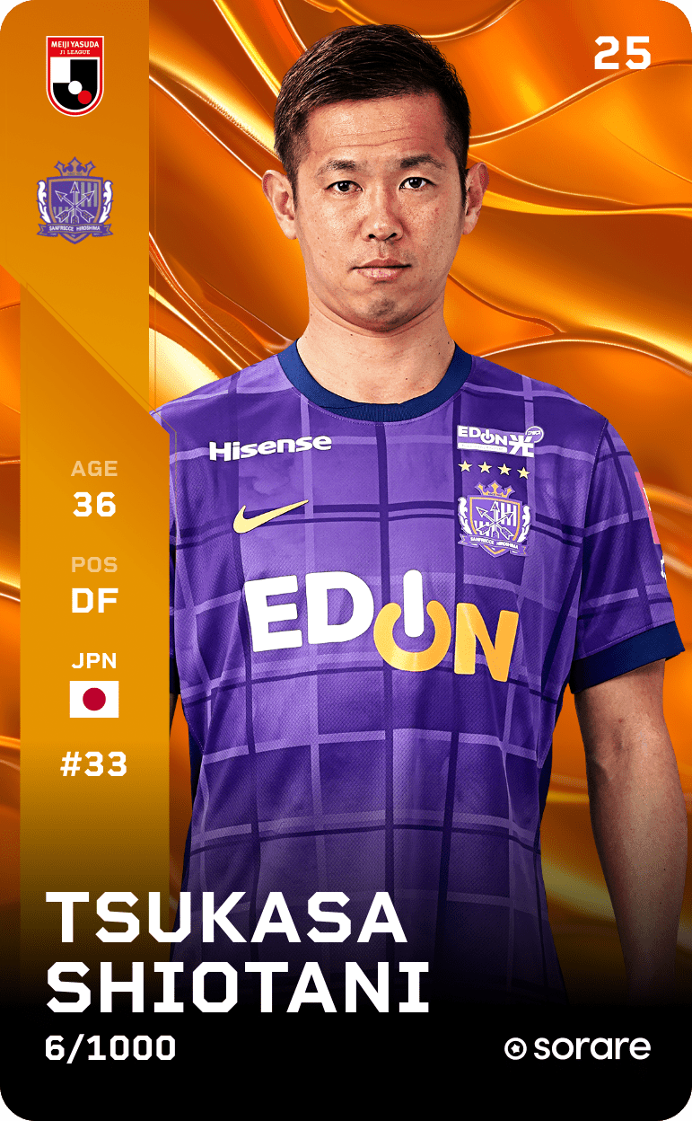 Tsukasa Shiotani 2025-26 • Limited 6/1000