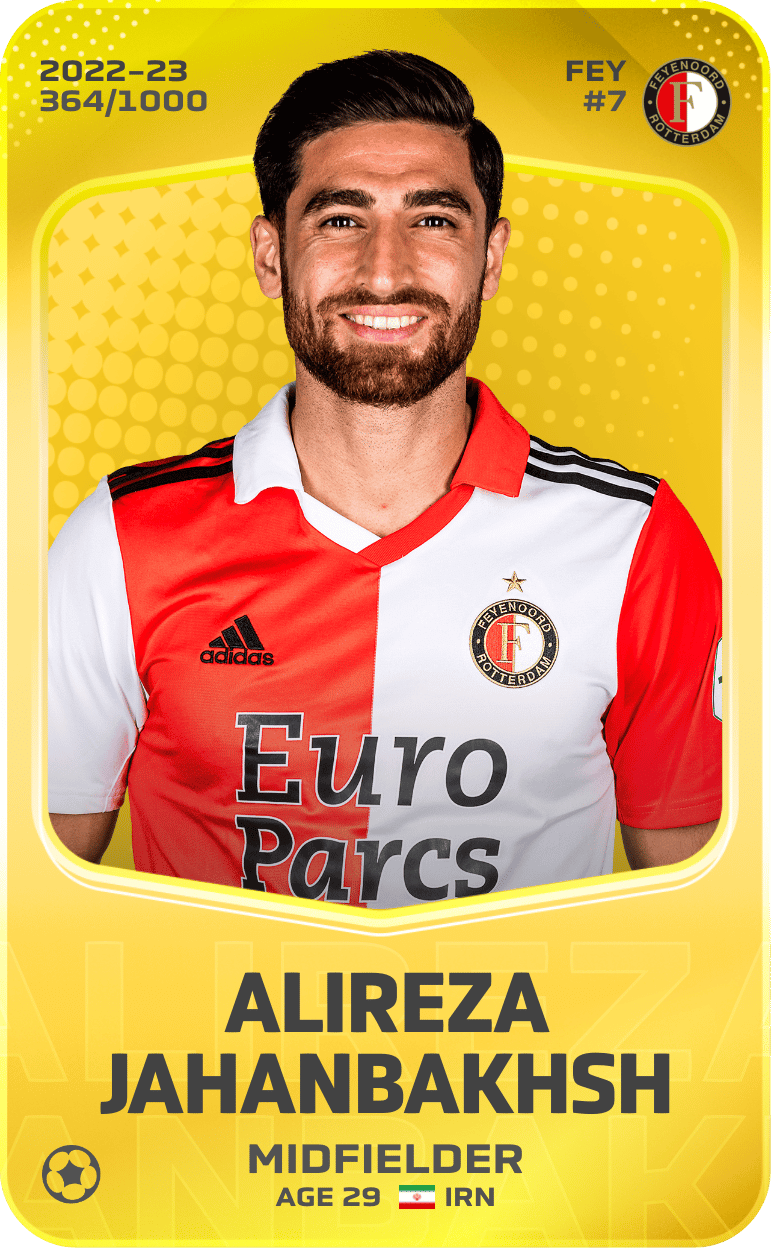 Alireza Jahanbakhsh 2022-23 • Limited 364/1000