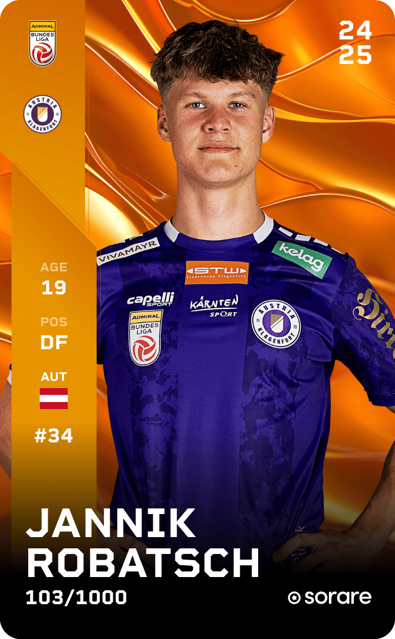 Jannik Robatsch 2024-25 • Limited 103/1000