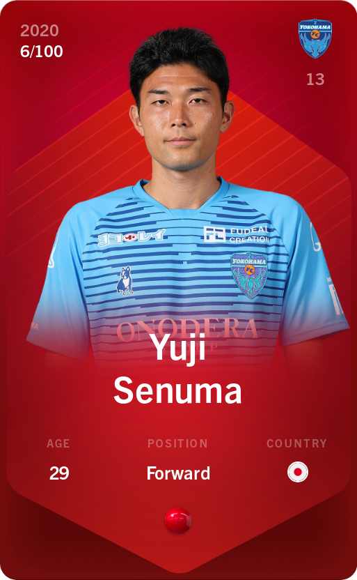 Sorare - Sorare Official - Yuji Senuma 2020-21 • Rare 6/100 - NFT # 30657637078300070152914660827968588486208837624758712726195209016535485964332