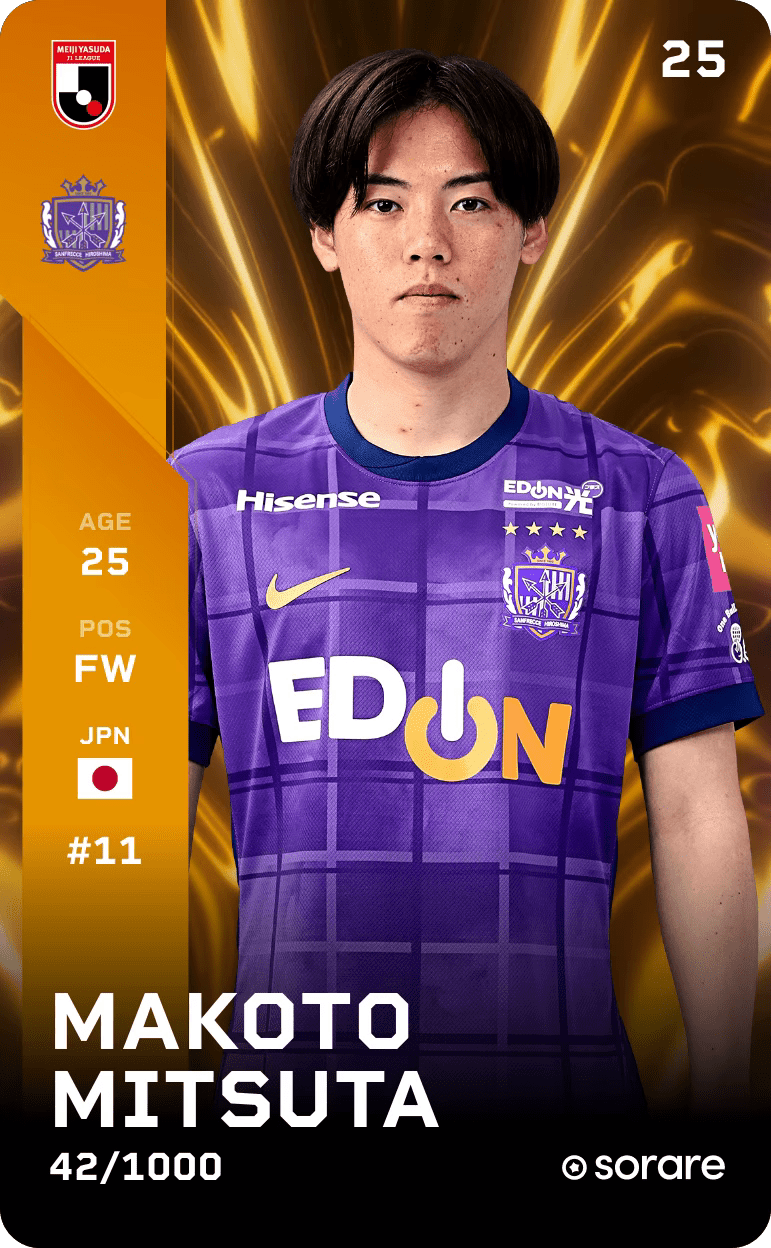 Makoto Mitsuta 2025-26 • Limited 42/1000