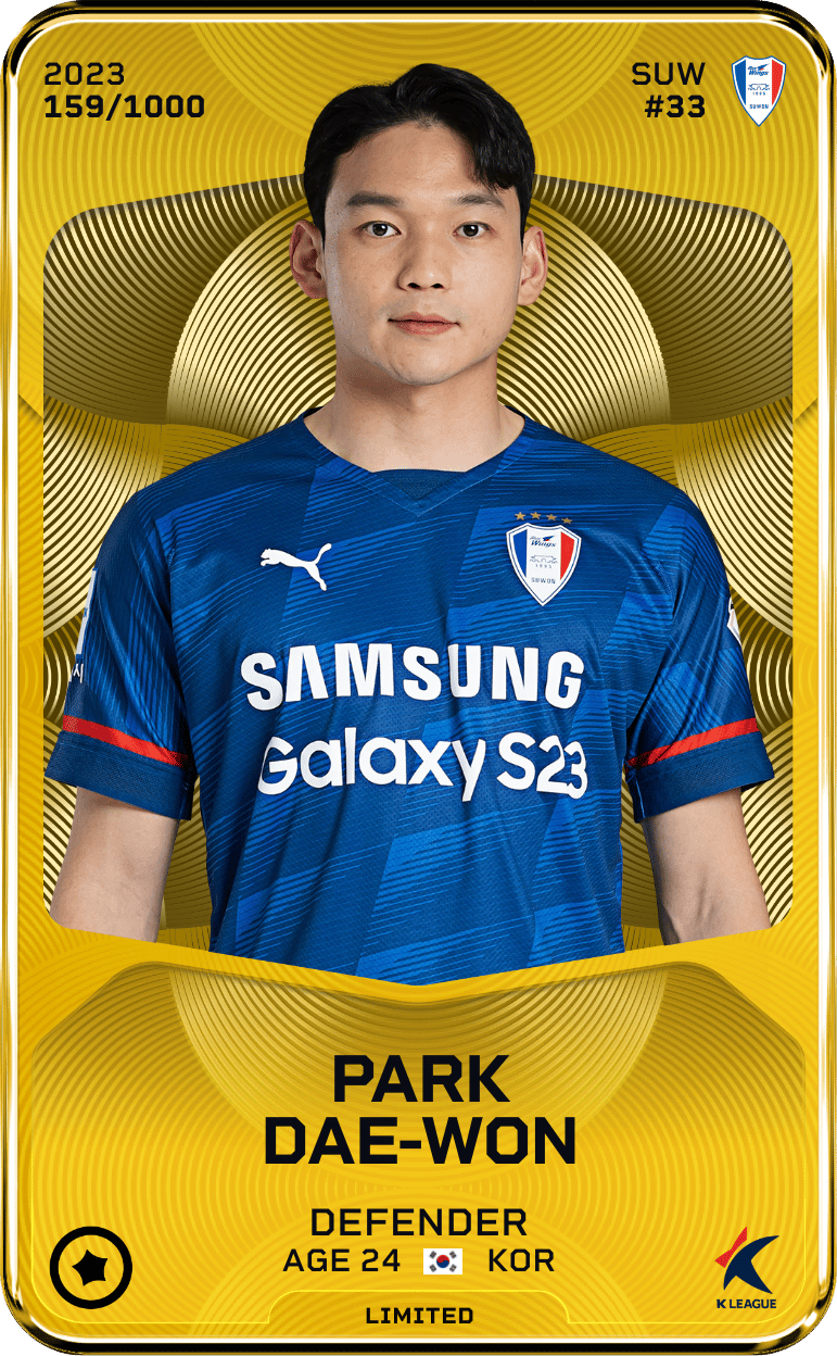 Park Dae-Won 2023-24 • Limited 159/1000