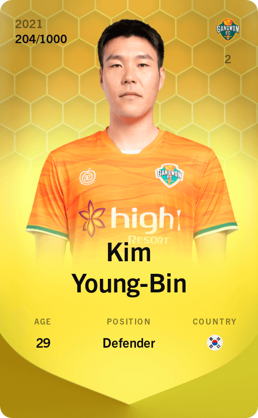 Kim Young-Bin 2021-22 • Limited 204/1000