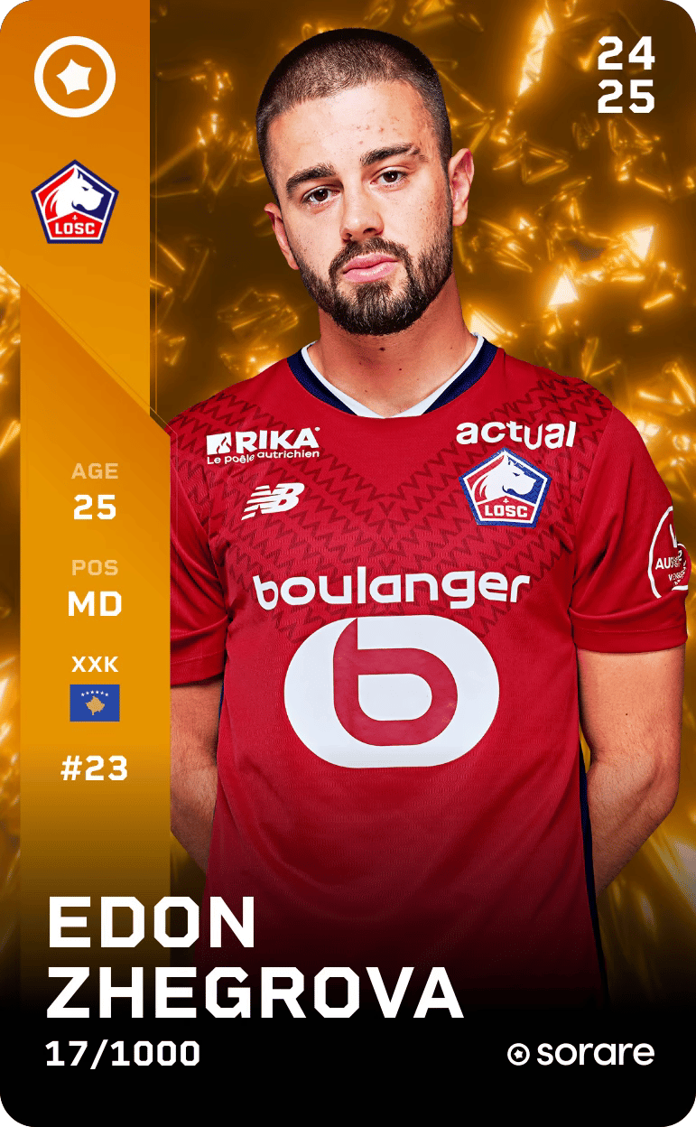 Edon Zhegrova 2024-25 • Limited 17/1000