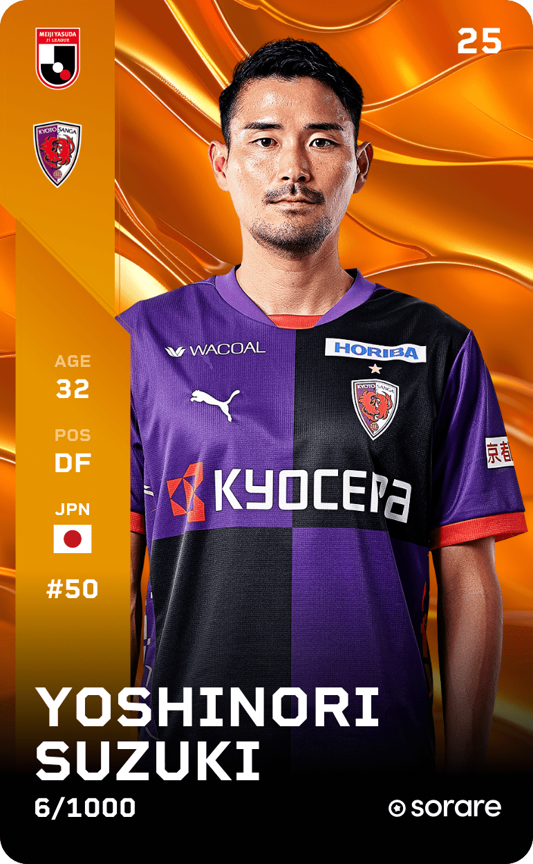 Yoshinori Suzuki 2025-26 • Limited 6/1000