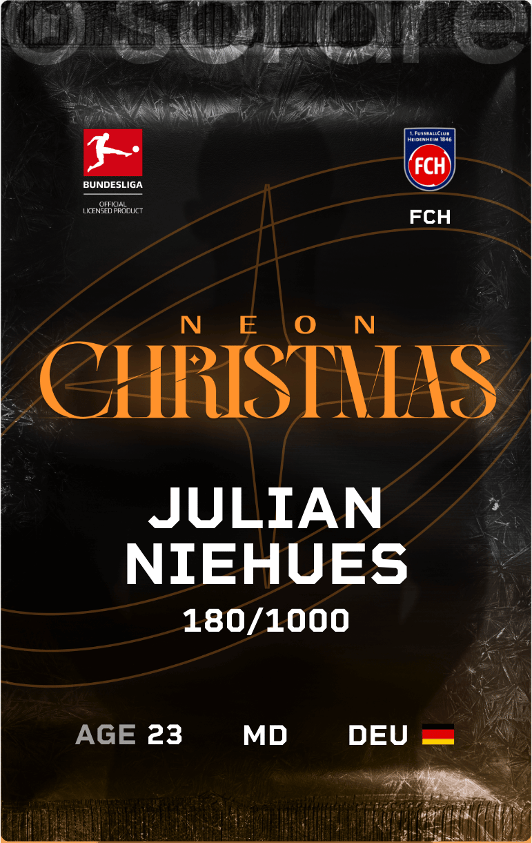 Julian Niehues 2024-25 • Limited 180/1000