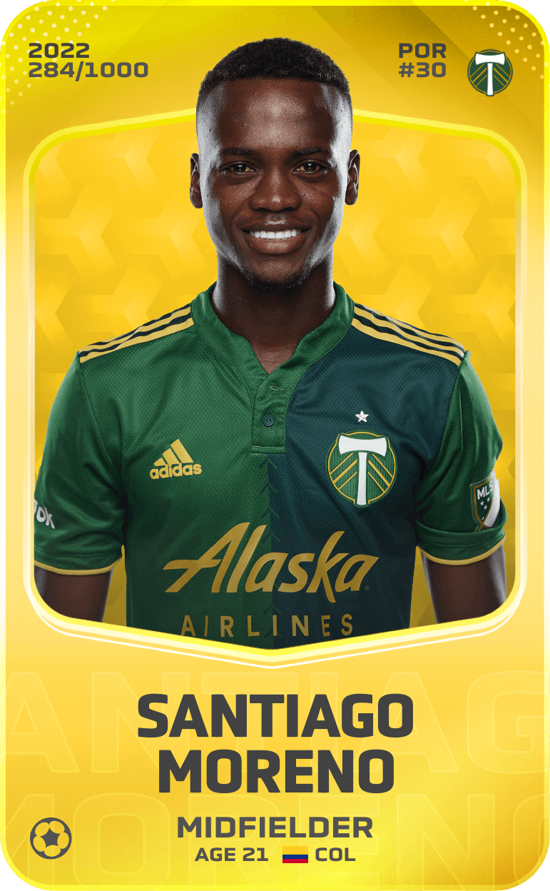 Santiago Moreno 2022-23 • Limited 284/1000