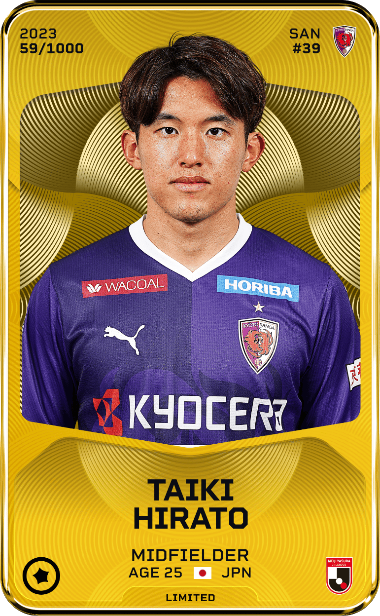 Taiki Hirato 2023-24 • Limited 59/1000