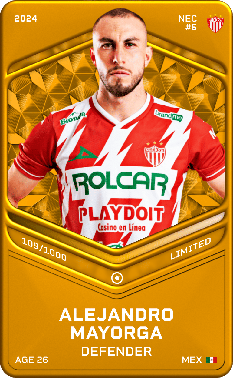 Alejandro Mayorga 2024-25 • Limited 109/1000