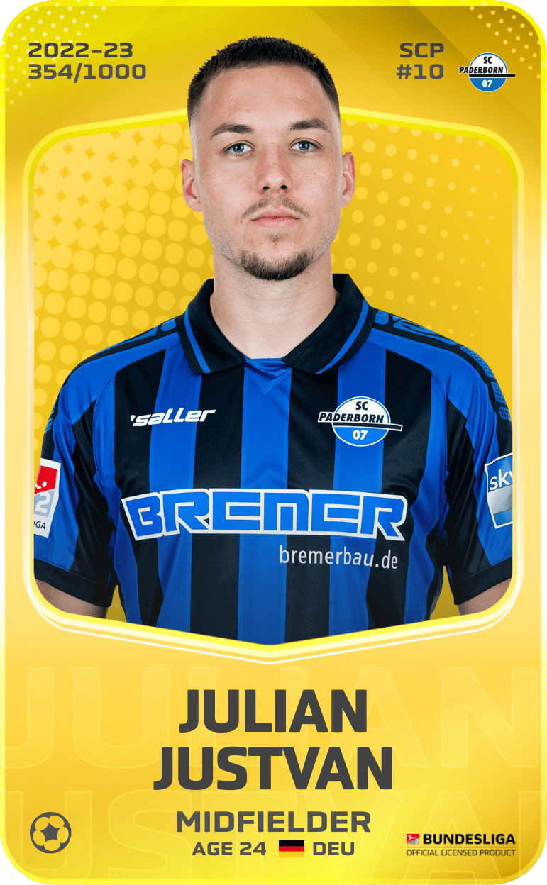 Julian Justvan 2022-23 • Limited 354/1000