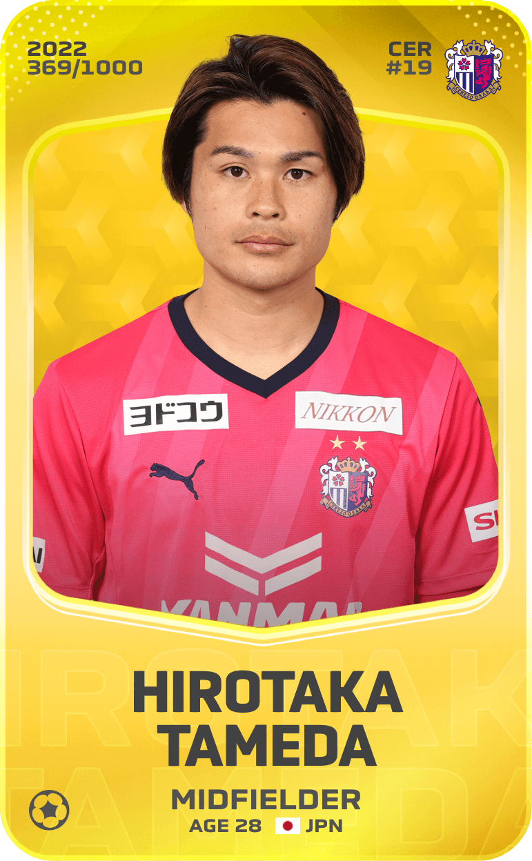Hirotaka Tameda 2022-23 • Limited 369/1000