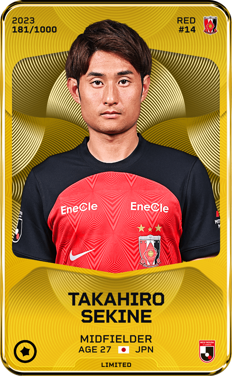 Takahiro Sekine 2023-24 • Limited 181/1000