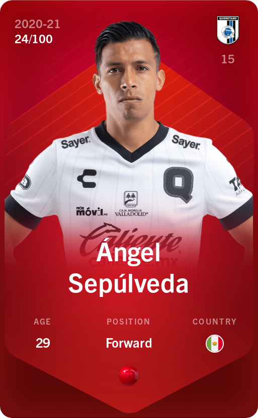 Sorare - Sorare Official - Ángel Sepúlveda 2020-21 • Rare 24/100 - NFT # 71328326548921538558365502989386398479555481391412830231116908909829298790740