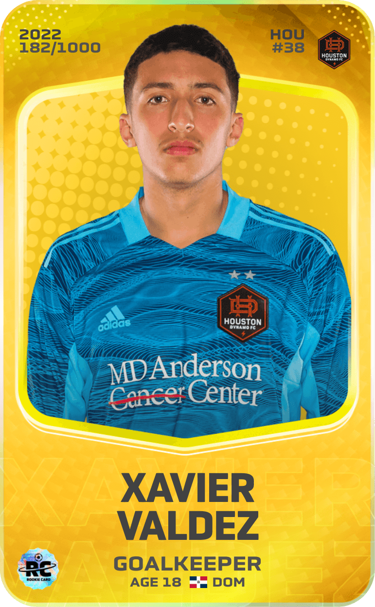 Xavier Valdez 2022-23 • Limited 182/1000
