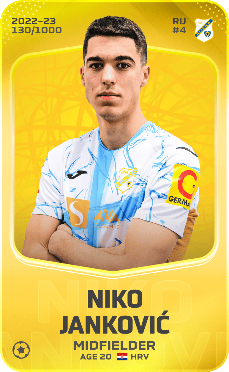 Niko Janković 2022-23 • Limited 130/1000