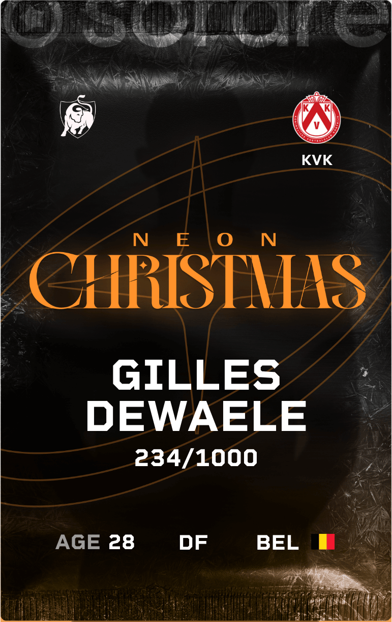 Gilles Dewaele 2024-25 • Limited 234/1000