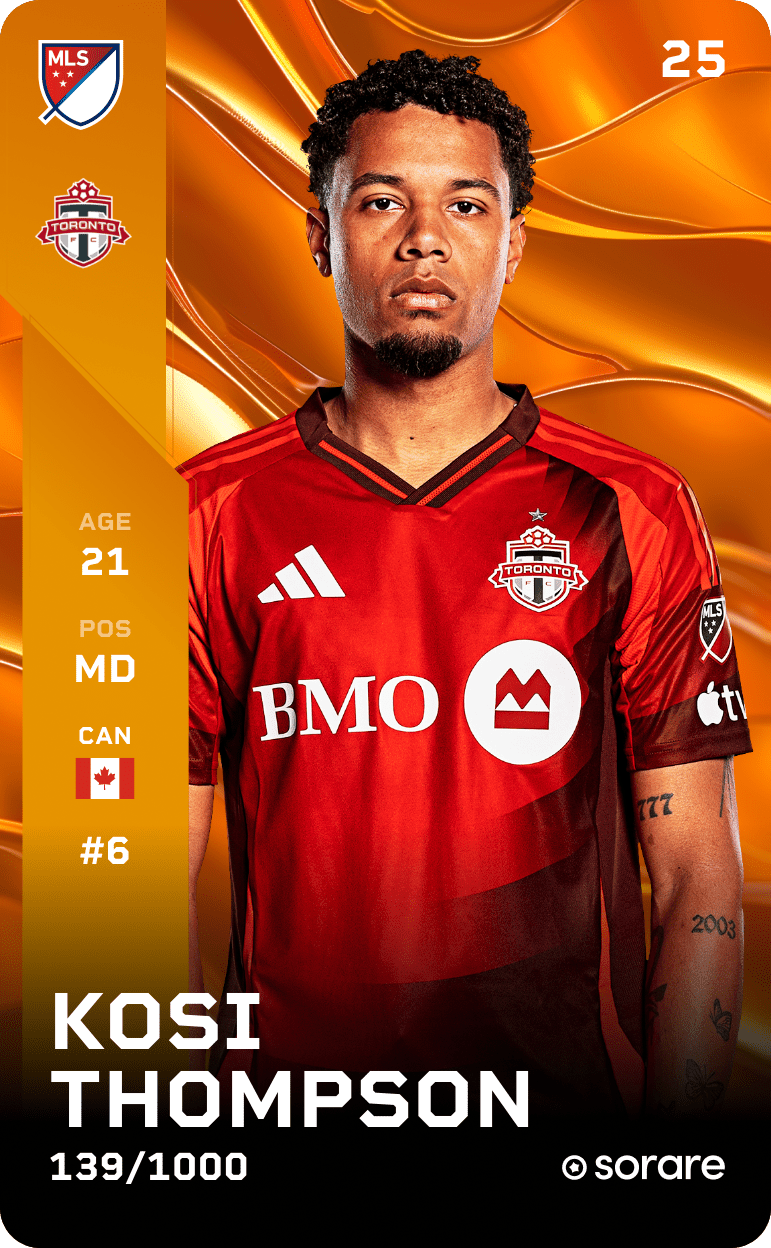 Kosi Thompson 2025-26 • Limited 139/1000