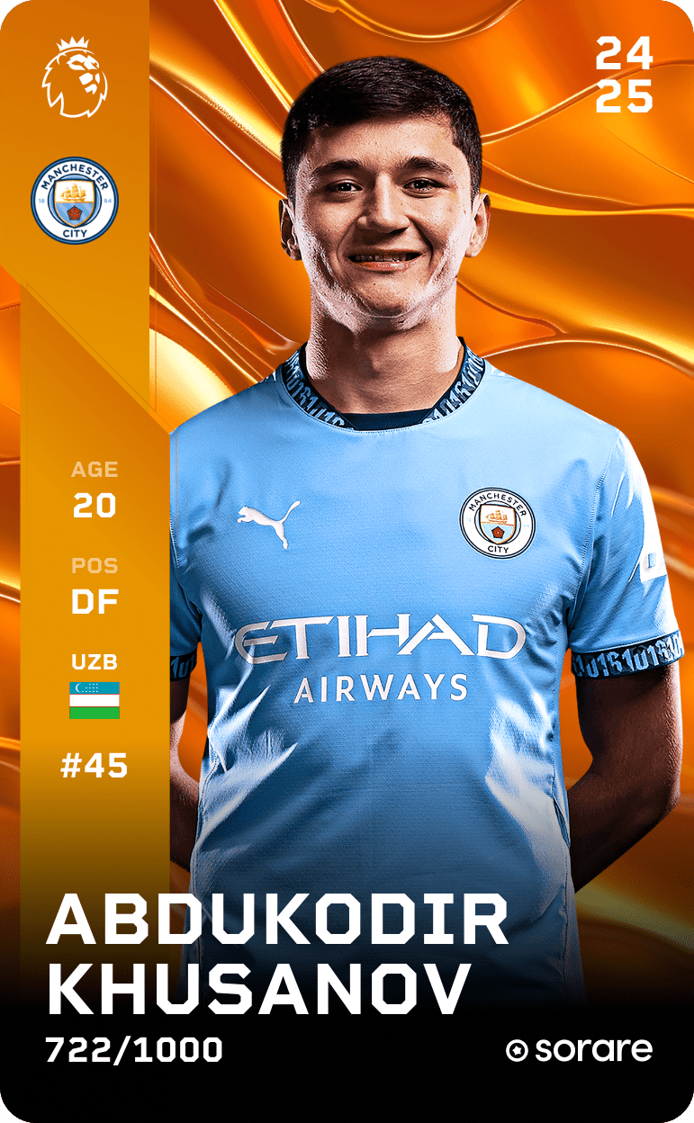 Abdukodir Khusanov 2024-25 • Limited 722/1000