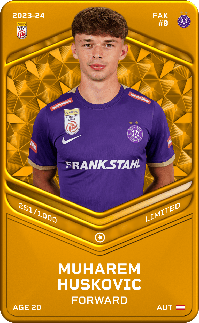 Muharem Huskovic 2023-24 • Limited 251/1000