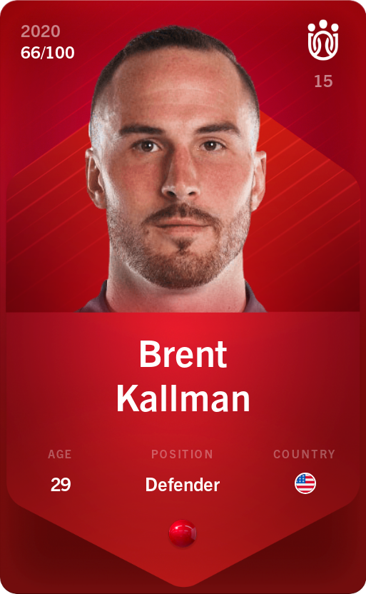 Sorare - Sorare Official - Brent Kallman 2020-21 • Rare 66/100 - NFT # 70378575804432242348542333552457695773009265171678019142772834757079827561748