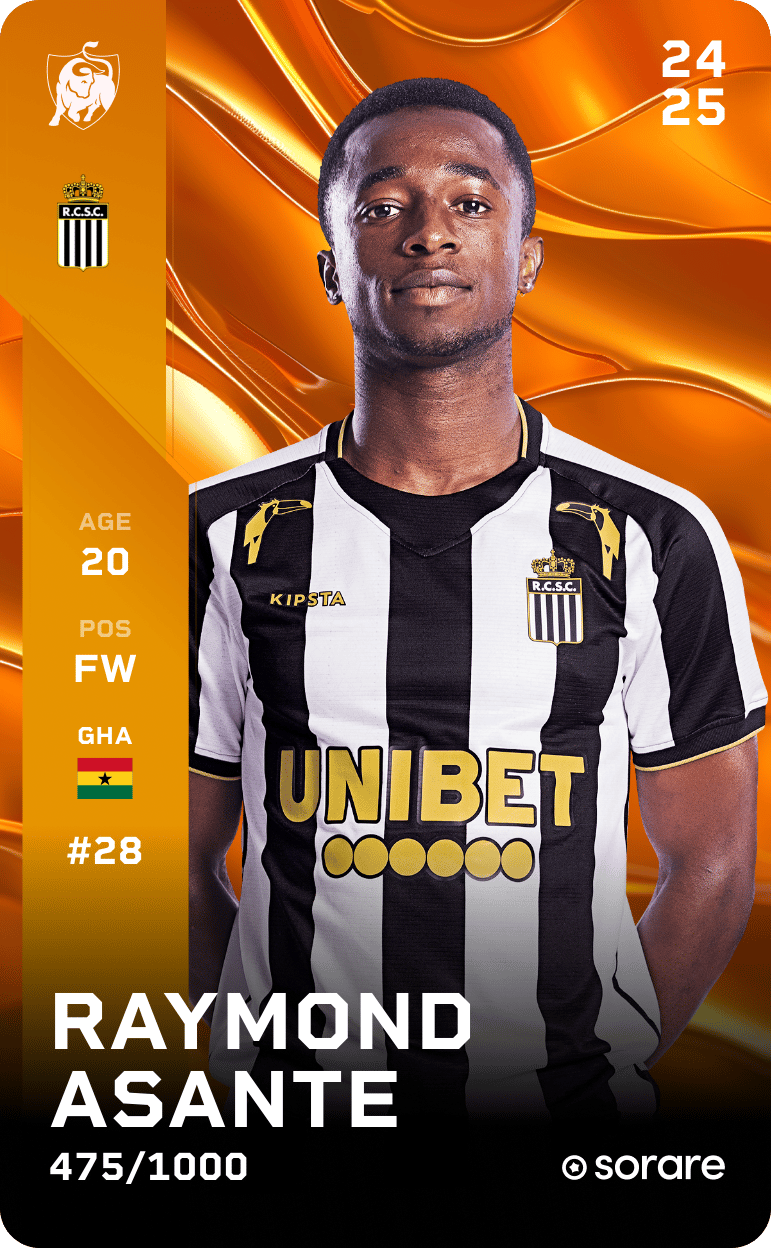 Raymond Asante 2024-25 • Limited 475/1000