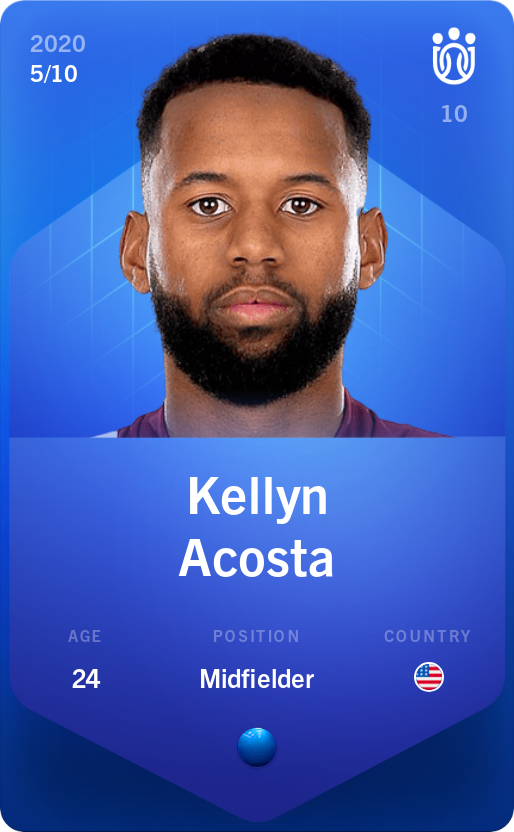 Sorare - Sorare Official - Kellyn Acosta 2020-21 • Super Rare 5/10 - NFT # 97154270516193612430261819214458878666688243742828824704616058435416358785195
