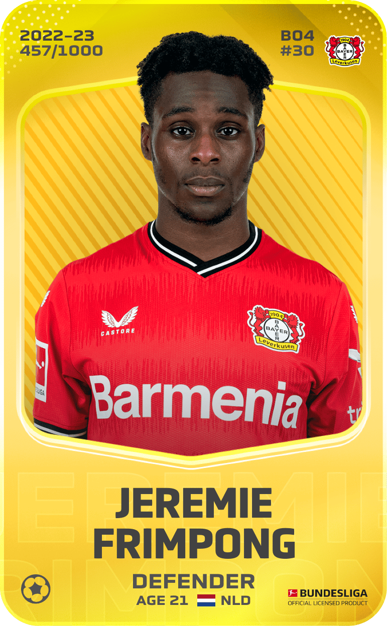 Jeremie Frimpong 2022-23 • Limited 457/1000