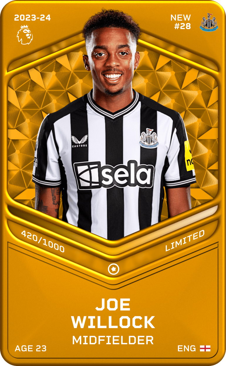 Joe Willock 2023-24 • Limited 420/1000