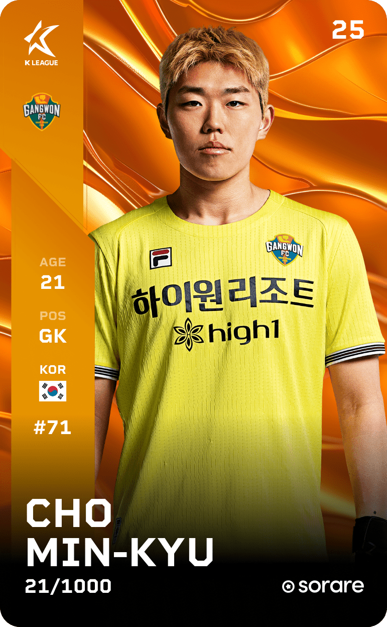 Cho Min-Kyu 2025-26 • Limited 21/1000