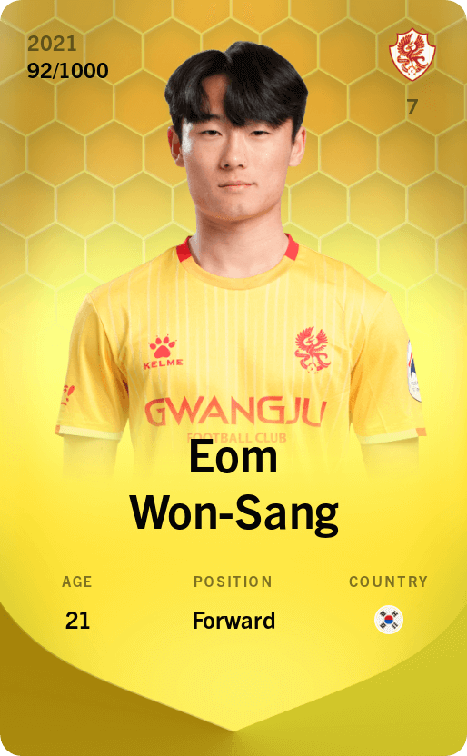 Eom Won-Sang 2021-22 • Limited 92/1000