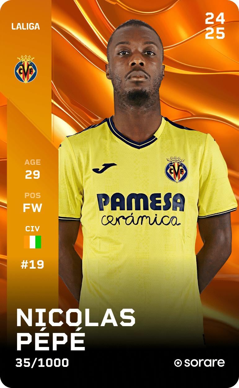 Nicolas Pépé 2024-25 • Limited 35/1000