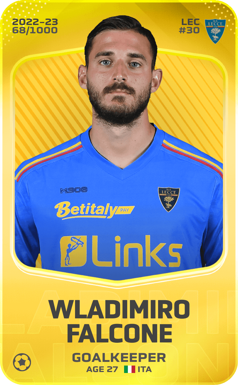 Wladimiro Falcone 2022-23 • Limited 68/1000