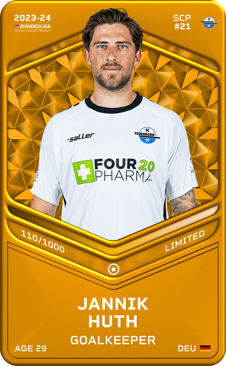 Jannik Huth 2023-24 • Limited 110/1000