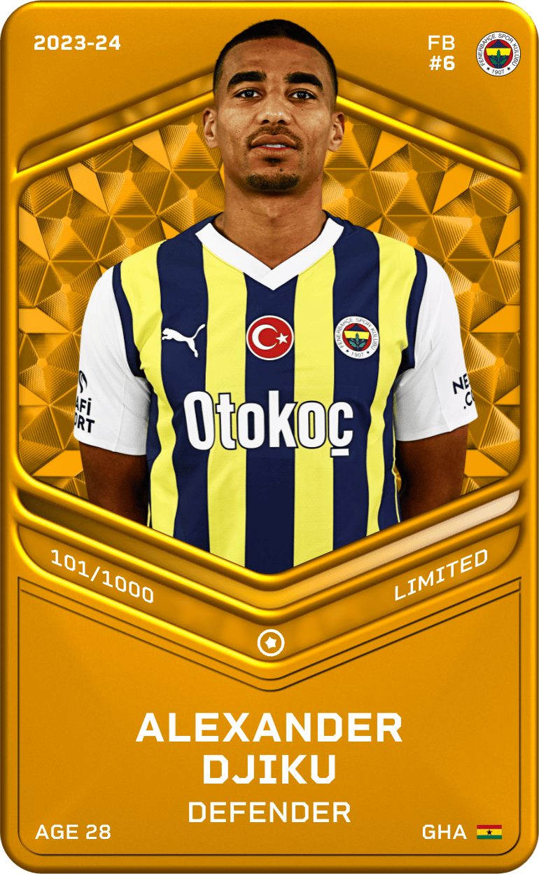 Alexander Djiku 2023-24 • Limited 101/1000