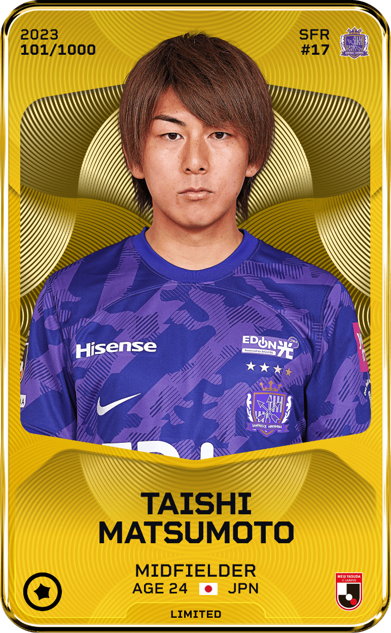 Taishi Matsumoto 2023-24 • Limited 101/1000