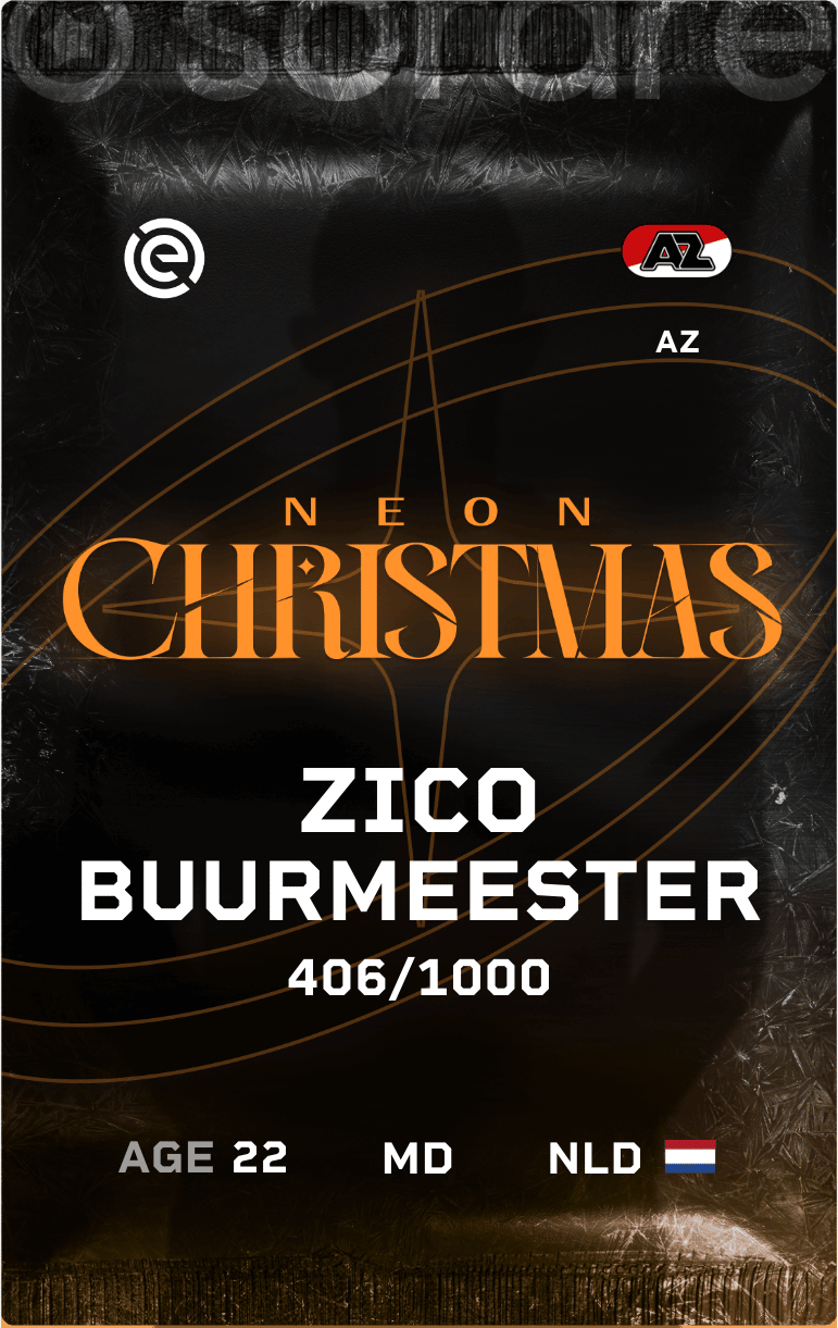 Zico Buurmeester 2024-25 • Limited 406/1000