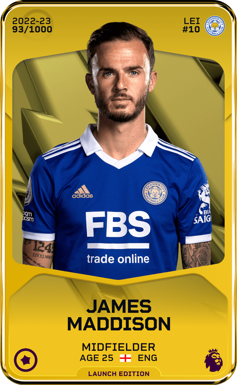 James Maddison 2022-23 • Limited 93/1000