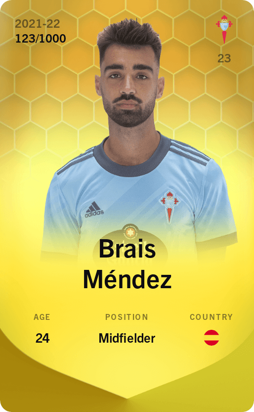 Brais Méndez 2021-22 • Limited 123/1000