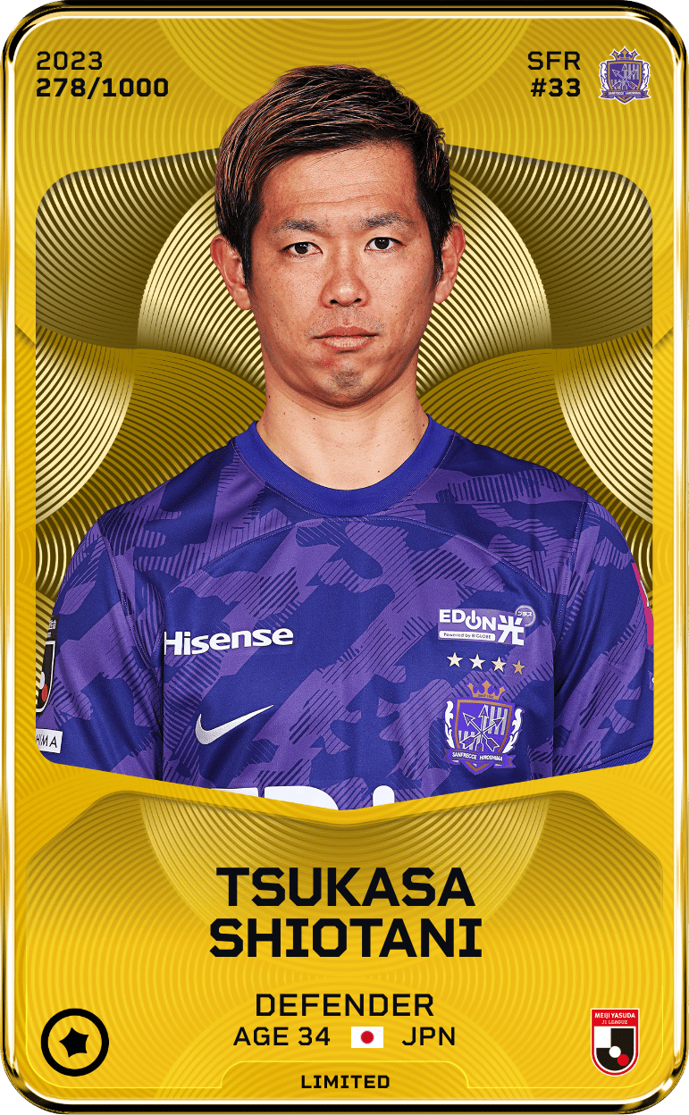 Tsukasa Shiotani 2023-24 • Limited 278/1000