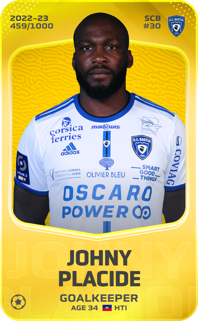 Johny Placide 2022-23 • Limited 459/1000
